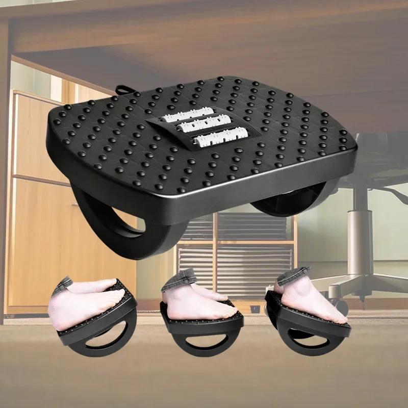 Massage Roller Footrest Stool for Bathroom Toilet Ergonomic Non Slip Stool Posture Correction Pain Relief for All Ages