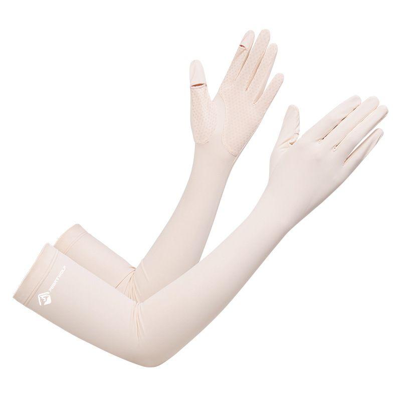 

Ice Sleeve Gloves Summer Women s UV Protection Ice Sleeve Driving and Biking Outdoor Oversleeves Sun Protection Gloves Viscose Fiber Oversleeve Nature skin [fingertip opening]] All yards