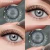 FUNSACHY 2Pcs Best Selling Contacts Colored Lenses Color Blue Green Grey Series Soft Lens Natural EyeBeauty Pupil Cosmetic Lens