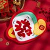 Cartoon Chinese New Year Hand Towel Soft Thick Lucky Horse Quick Drying Handkerchief Blessing Pattern Hanging Towel