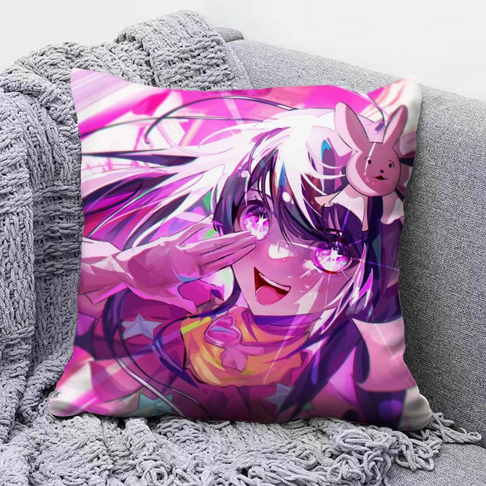 Ai Hoshino Oshi No Ko Anime Girl Pillow Covers Home Sofa Cushion Covers and Aecorative Custom
