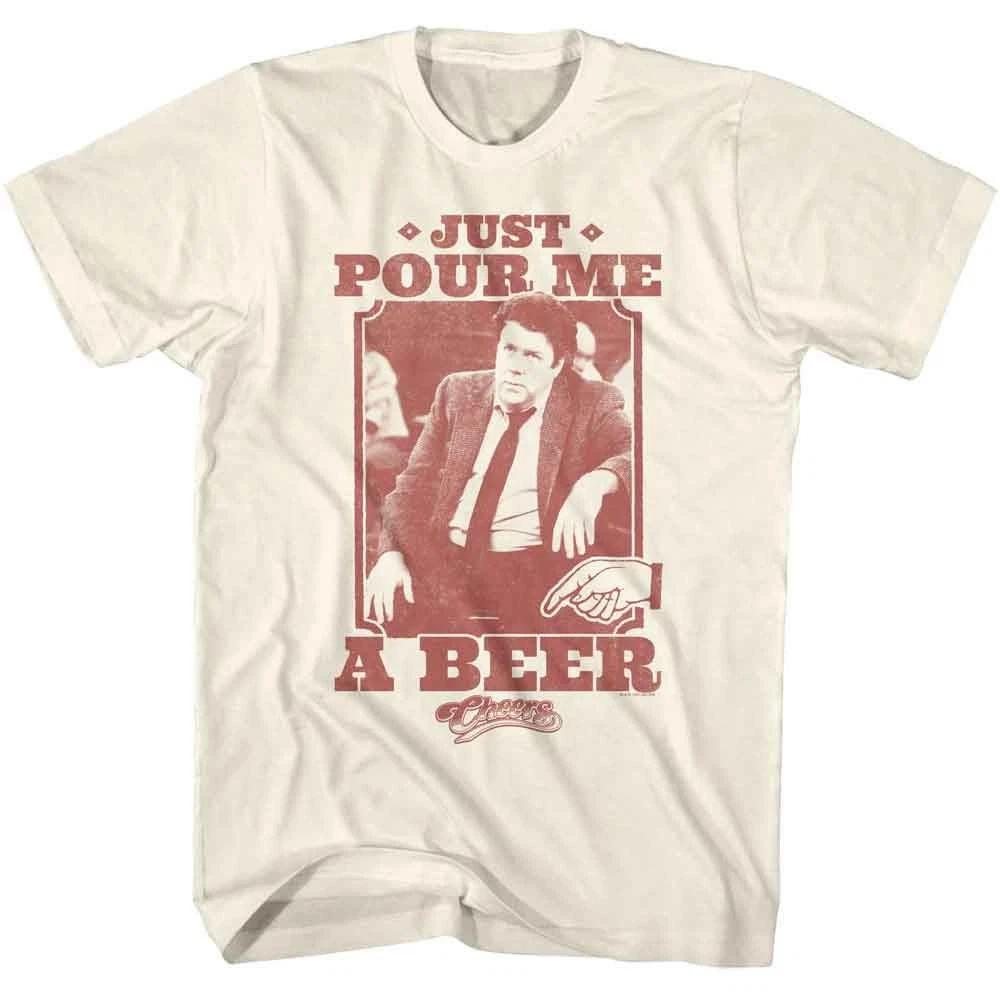 Cheers - Pour Me A Beer - American Classics - Natural  Short Sleeve Children s T-shirt 130