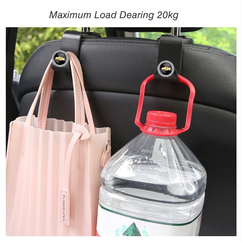 2Pcs Car Seat Back Hooks Auto Accessories For Chevrolet Matiz Onix Camaro Colorado Cobalt Silverado Beat Groove Volt Trax Niva LC2