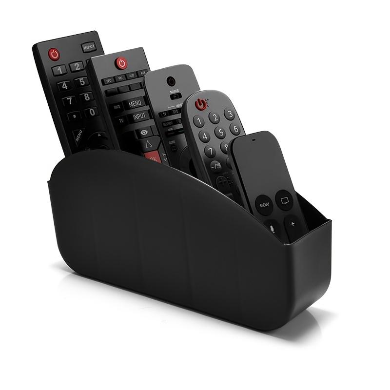 1pc 5 Compartments Remote Control Holder, Plastic Storage Box Organizer for TV, Glasses, Pens, Desk & Living Room Storage Boxes
