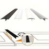Silicone Stove Gap Cover Strip Kitchen Sealing Filler Anti-Oil Counter Gap Protector Easy Clean Flexible Stove Gap Seal for Kitchen Sink & Countertop