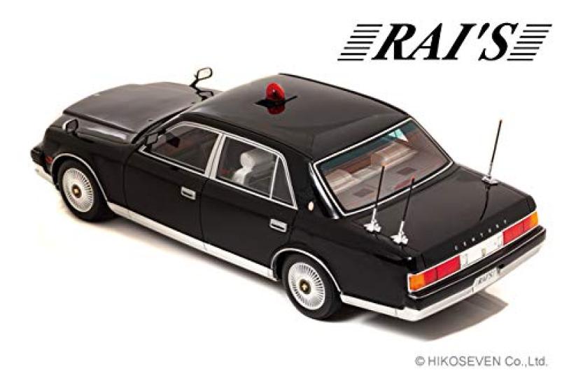 Scale Toyota Century GZG50 2005 Police Headquarters Security Department VIP Protection Vehicle RAI'S 1/18 (Finished Model)