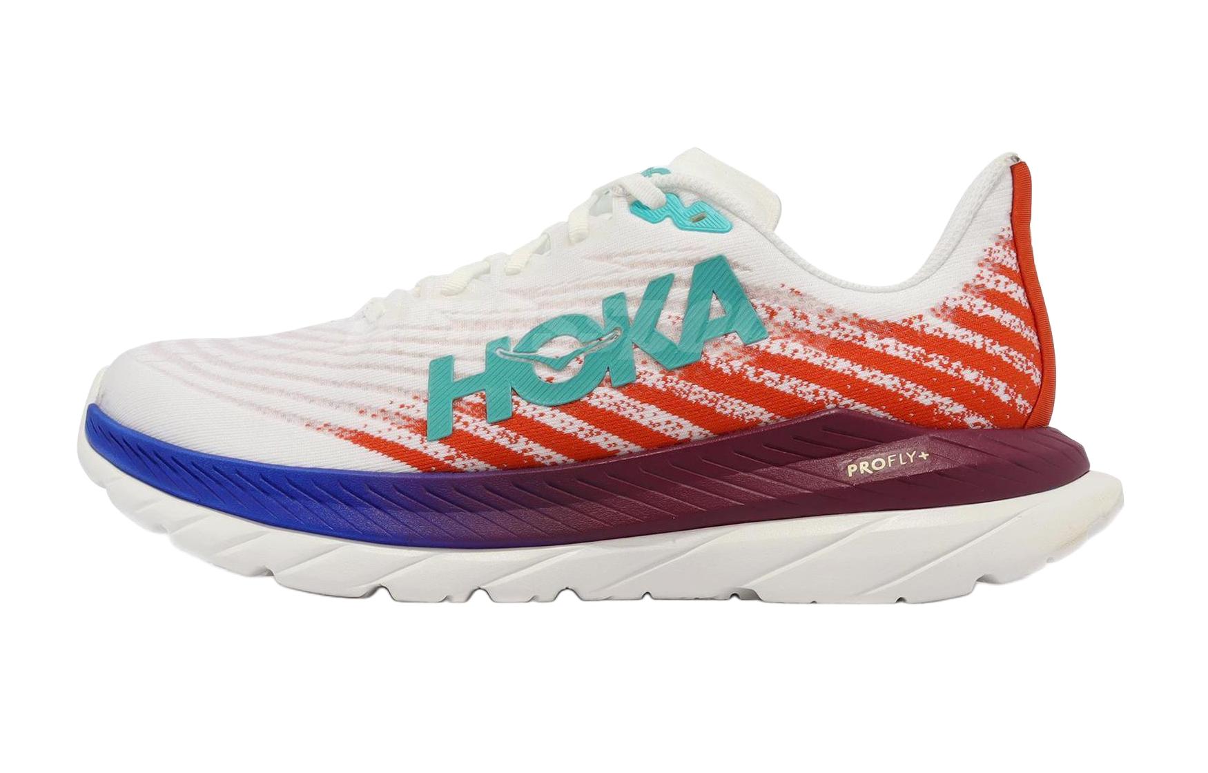 HOKA ONE ONE Mach 5 Wide White Fire Red Женские 1136678-WFM 40