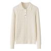 100% Pure Cashmere Cable Knit Long-Sleeve Sweater - Women's Autumn Wear