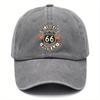 pc Adjustable Washed Baseball Cap Compatible for Unisex  Women   Number  Letter  Print Hand Washable Textile Cap Suitable