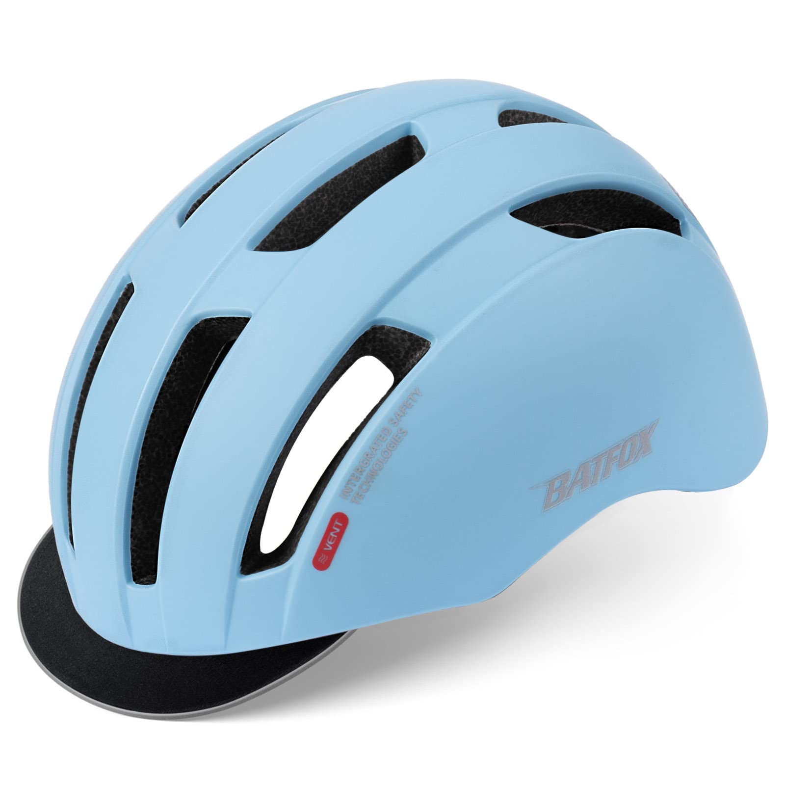 

BATFOX Bicycle Helmet for Urban and Scooters with Reflective Removable Sun and Paint Coat for Men and Women Commuting, Bikes, Decals, Visor,