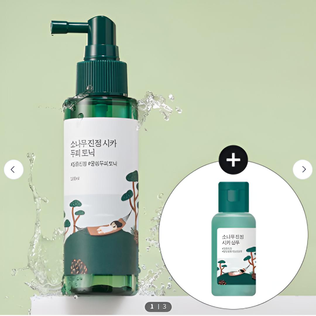 

[Round Lab] Pine Calming Cica Scalp Tonic Set 100 ml (+ Shampoo 50 ml)