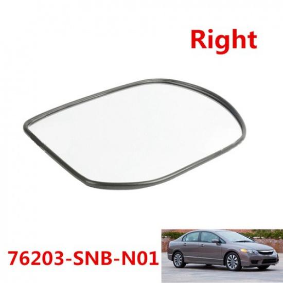 RH Passenger Side Rearview Mirror Glass For 2006-2011 Honda Civic 76203-SNB-N01