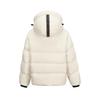 Skechers Outdoor Series Color Block Design Warm Comfortable Soft Long Sleeve Down Jacket Women Outerwear Eggshell L424W001-00V7