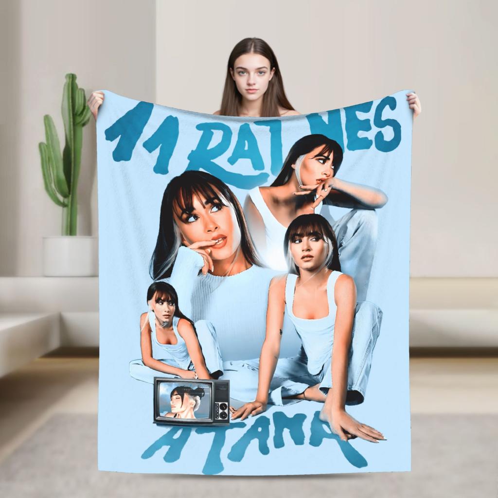 Singer Aitanaed Album Ocana Blanket  Travel Office Flannel Bedding Throws For Home Decor Warm Soft Customized Quality Bedspread