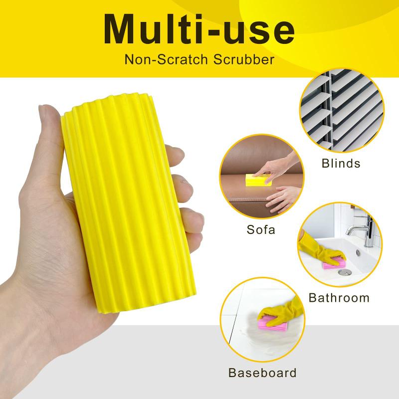 1/10PCS Damp Clean Duster Sponges Car Cleaning Polishing Sponges Car Detailing Tools Auto Accessories Waxing Foam Car Wash Brush