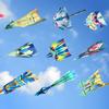 Art Learning Handmade Airplane Origami Paper Versatile Paper Aircraft Toy  Kids Toddlers Children