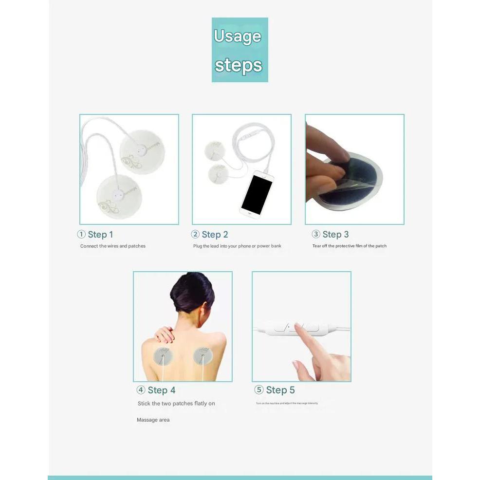 Mini Portable Cervical & Shoulder Massager - Wired Acupoint, Pulse, Whole Body Use