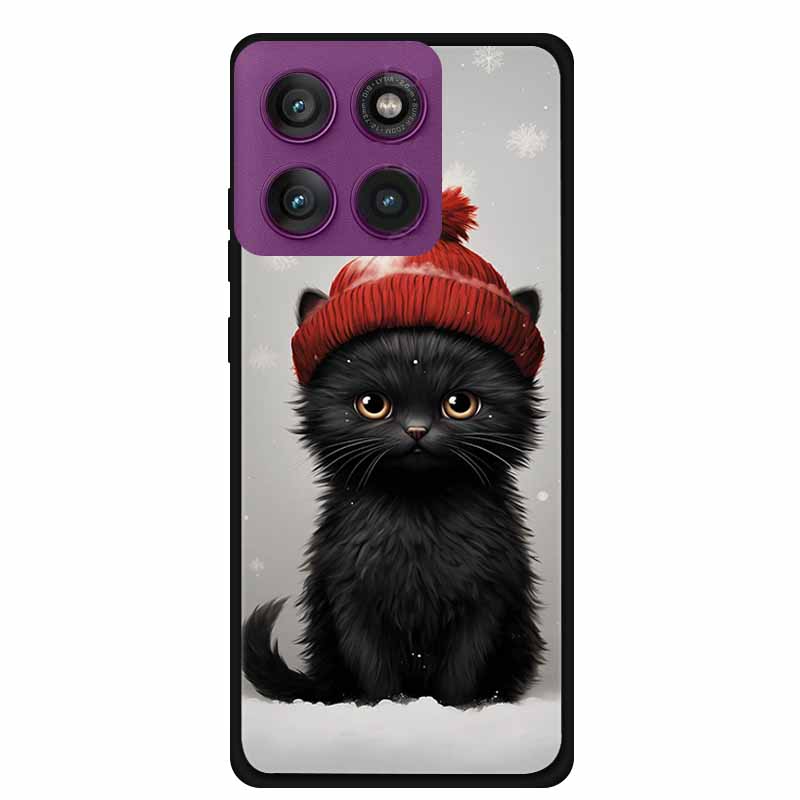 6.7" For Motorola Edge 60 Pro 5G Case Coque Shockproof Black Silicone TPU Soft Back Cover For Motorola Edge 60Pro Phone Case Bag