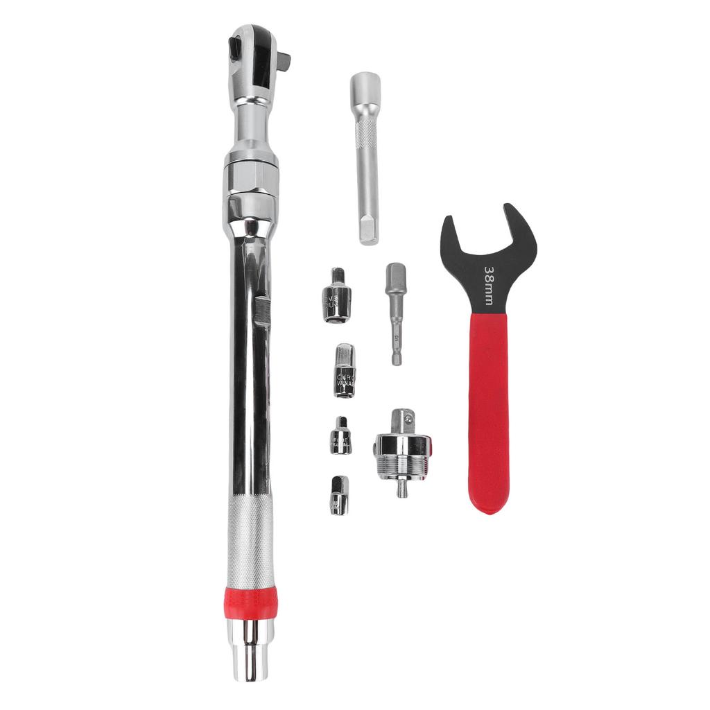 Offset Wrench Extender Heavy Duty Ratchet Impact Extension 2 In 1 Manual Automatic with 1 2in Adapter for Electric Drill