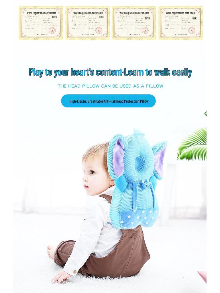 Infant Anti-Fall Head Protection Pillow for Toddlers - Summer Edition