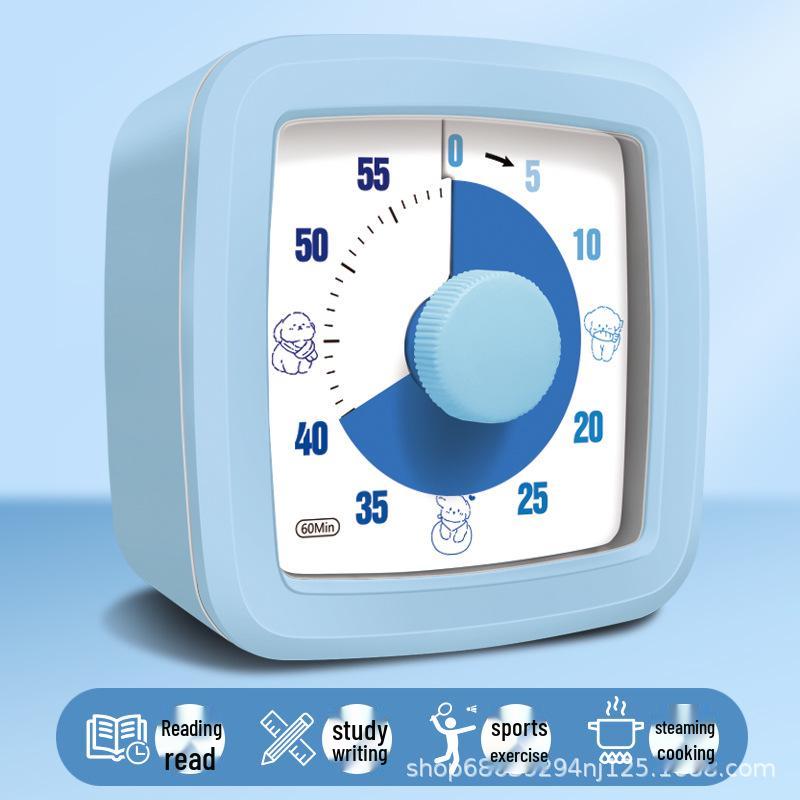 Portable Timer & Alarm Clock for Children's Homework and Time Management