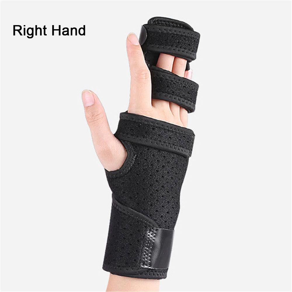 

1 шт. Шина для пальця-курка, іммобілізатор, стабілізатор руки та зап ястя, підтримка п ясткової кістки при переломах пальців та зап ястя Right Hand чорний