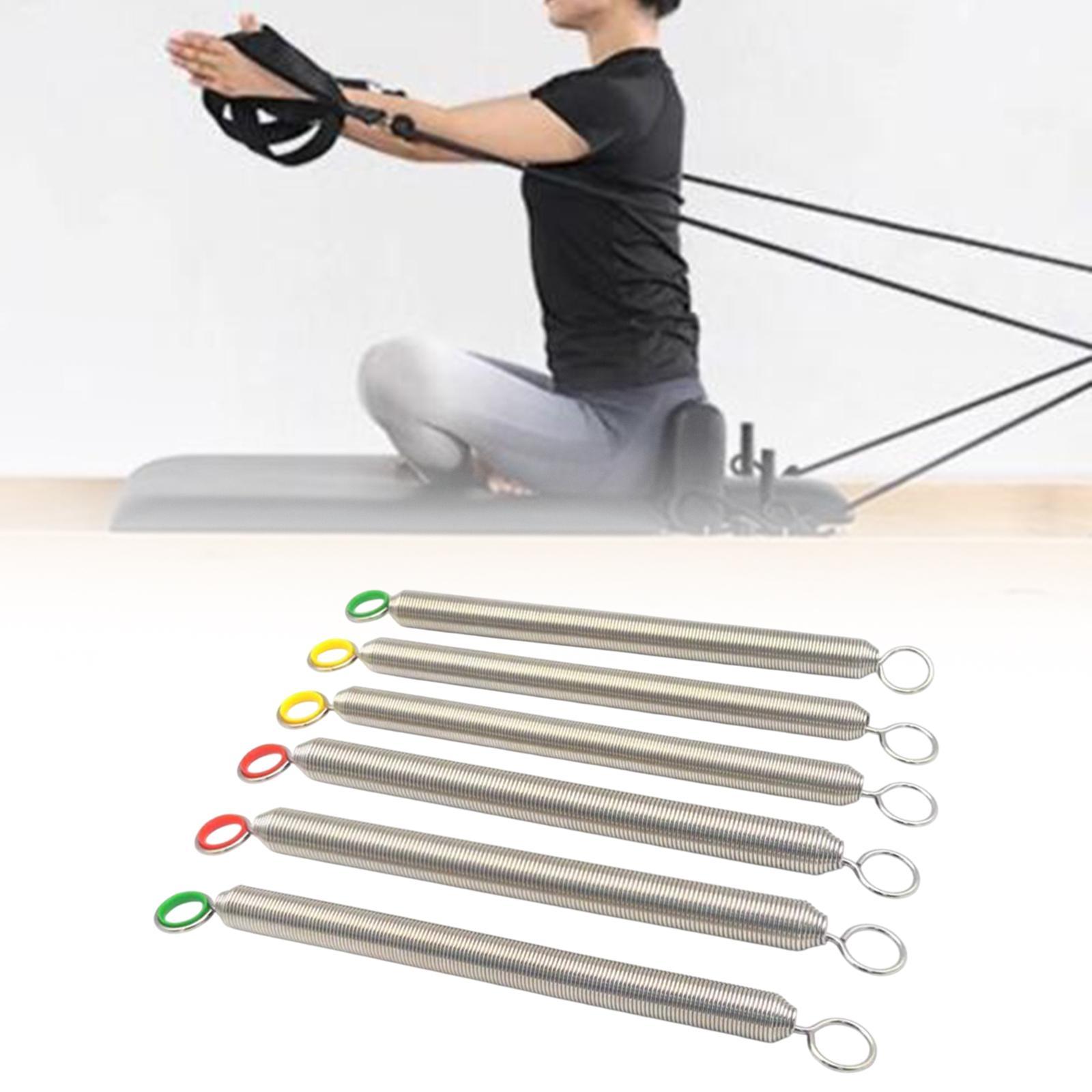 6Pcs Pilates Bed Spring Equipment Professional
