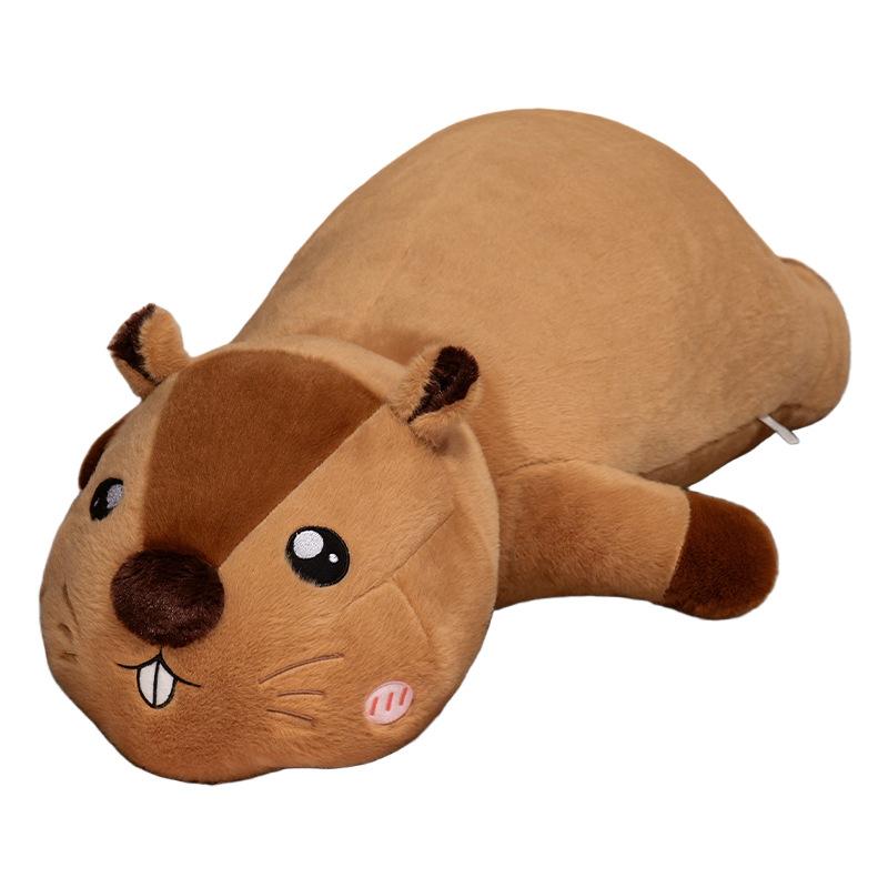 Soft Groundhog Doll Plush Toy Groundhog Doll Girl Accompanying Soothing Ragdoll