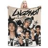Super Soft Kpop Group Lngshot  Throw Blanket Premium Flannel Fleece Lightweight  Bed Blanket Super Cozy Blankets All Season Use