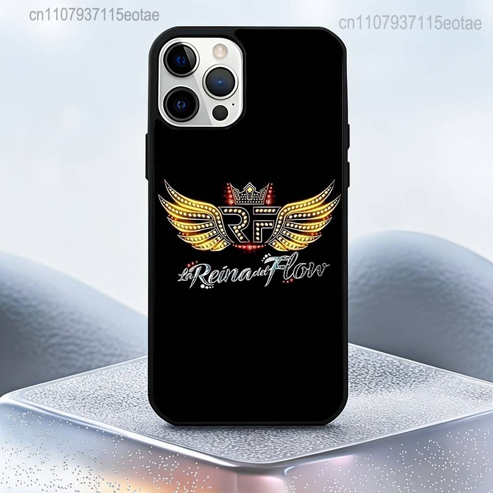 Queen of Flow La Reina Del Flow Magnetic Wireless Charging Case For iPhone 11,12,13,14,15,16,17,Pro,Max,Plus Shockproof Cover