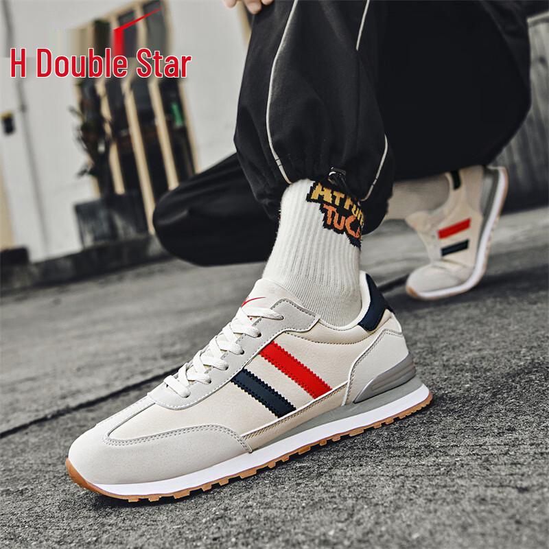 Double Star Men's Casual Gump Style Sneakers