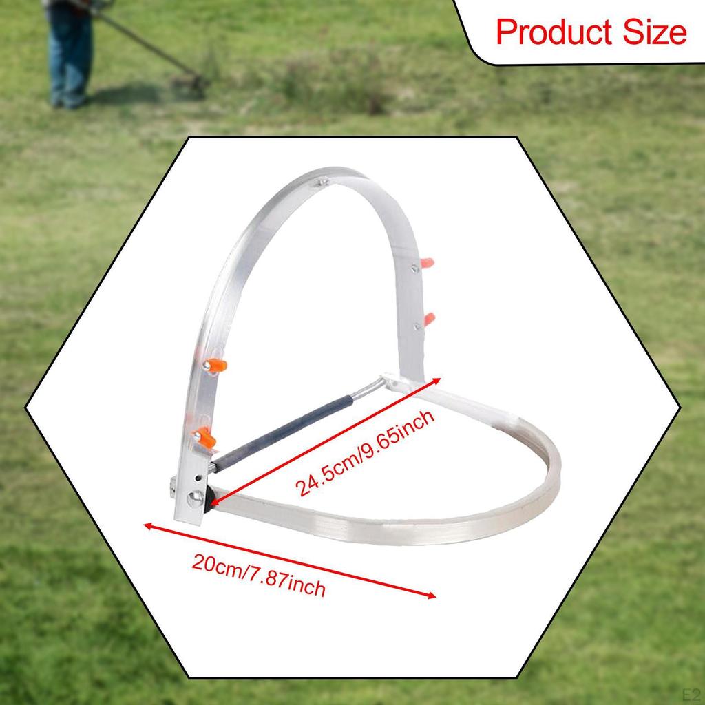 Hjälm med brätte Ansiktsskyddsadapter Direkt Ersätt Professionella Universaltillbehör Robust