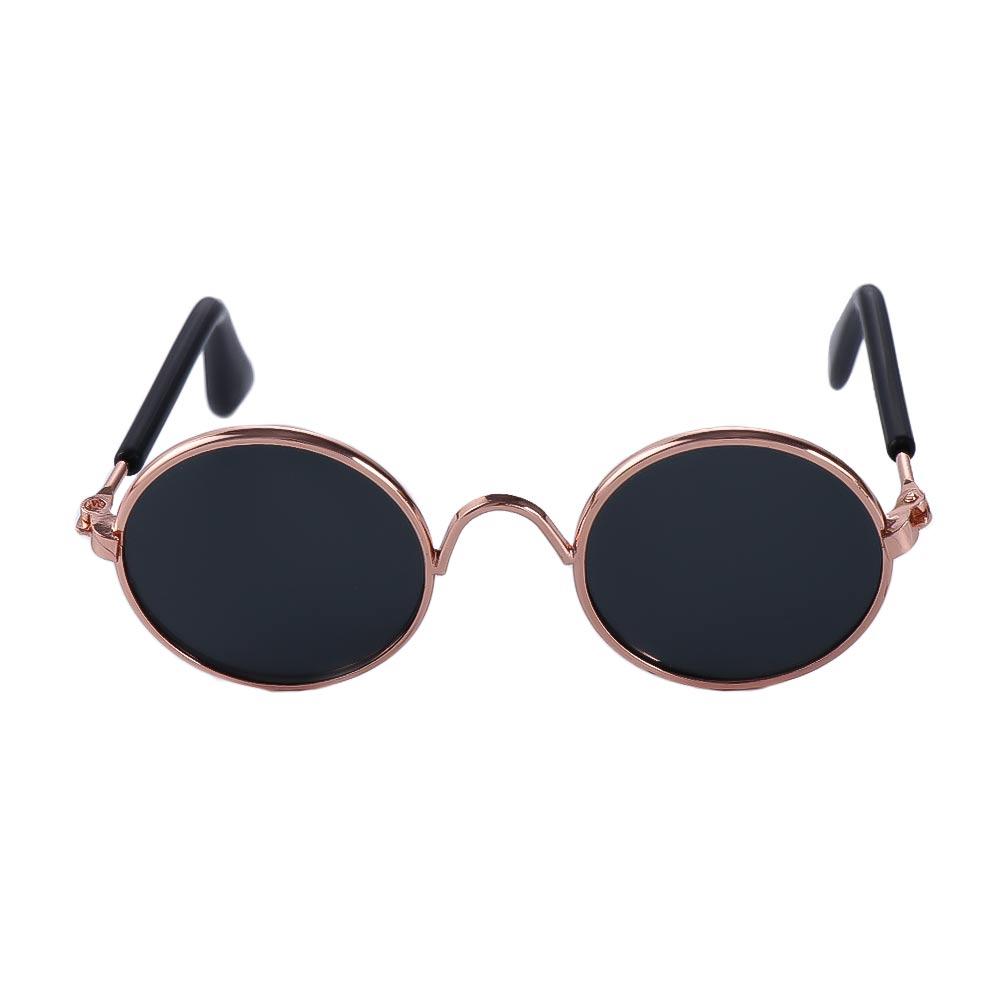 Funny Round Cat Accessories Reflection Decoration For Small Dog Cat Photos Props Sunglasses Eye Wear Pet Glasses