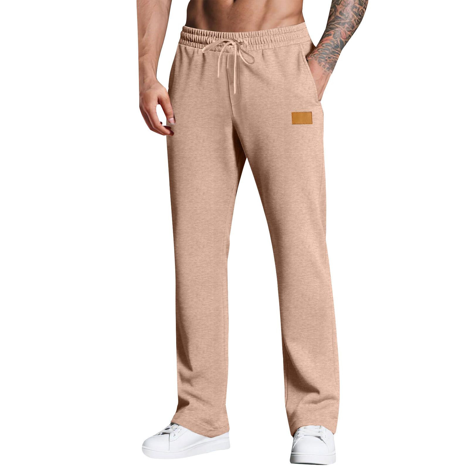 Free birds Heren Sportbroek Hardloopbroek Buitenzak Werkbroek Casual Broek XXL