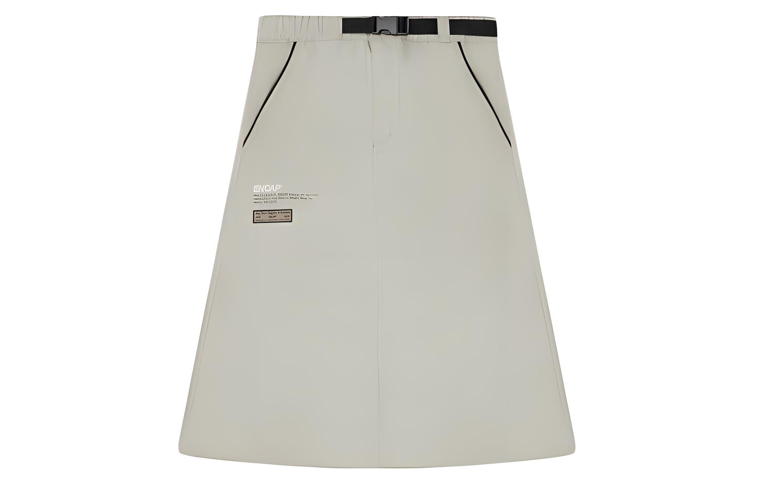 New Balance Casual Long Skirts Women s Ecru Moderate Mid Length Cargo Skirt NWA34012-BEI XL