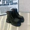 Women's Boots Thick-soled Mid Heel 2024 Hot Sale Winter Wear Resistant Water Proof Casual Comfortable Boots Botines De Mujer