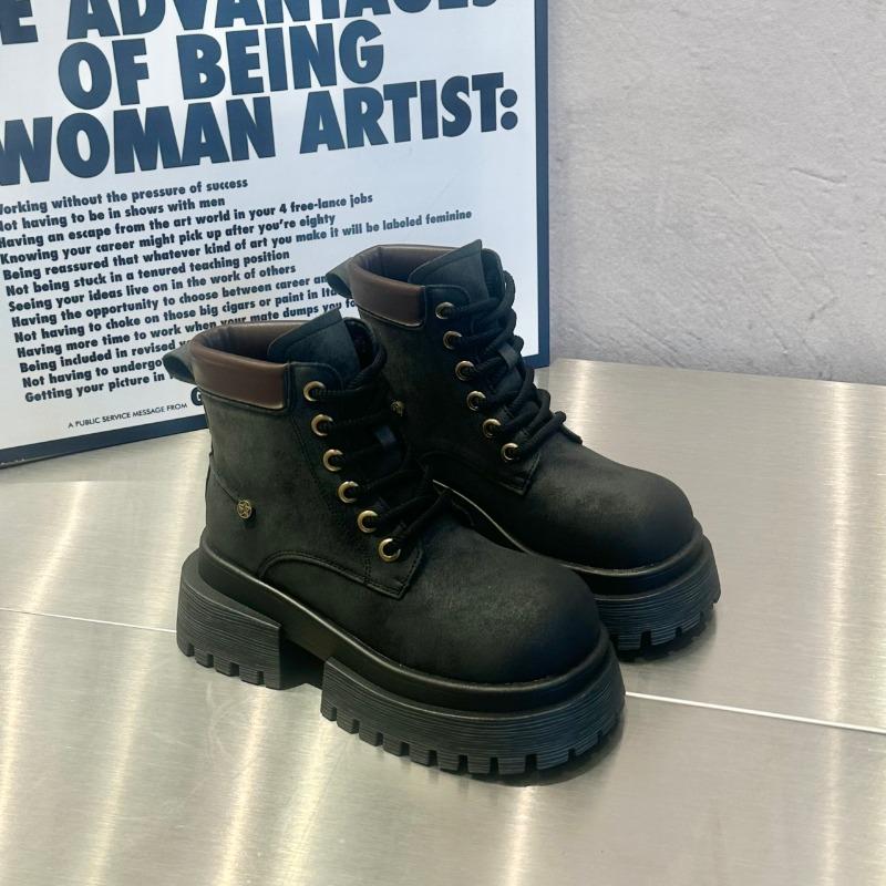 Women's Boots Thick-soled Mid Heel 2024 Hot Sale Winter Wear Resistant Water Proof Casual Comfortable Boots Botines De Mujer