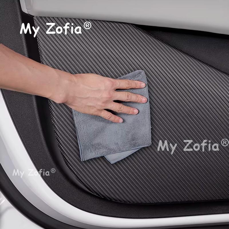 For BYD SEAL 6 DM-i Touring 2025 2026 Car Door Anti-kick Pad Leather Interior Protection Anti-dirty Decor Stickers Accessories