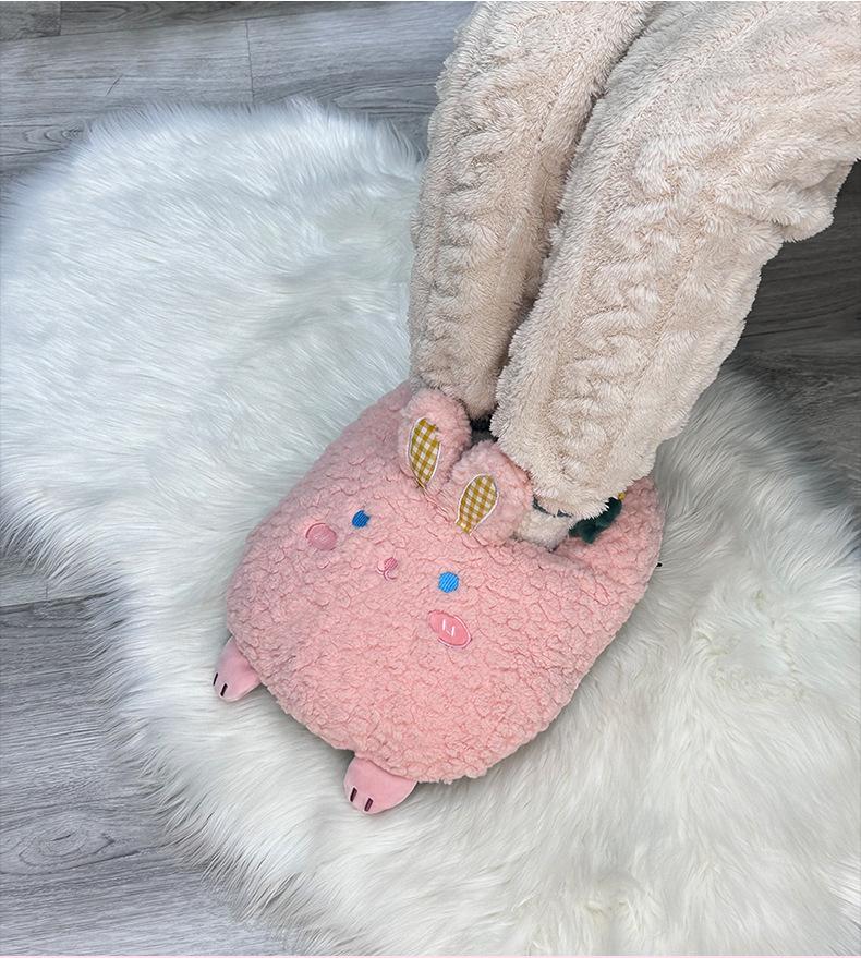 Vinteruppvärmd fotvärmardyna för flickor - Uppladdningsbar varmvattenflaska täcke