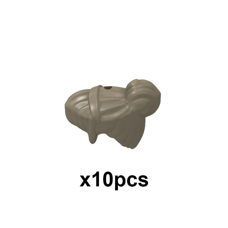 MOC City Small Particles Building Blocks Boys Girls Figures Accessories Curly Hair Beard Set Mini Bricks Toys Gifts For Kids G01