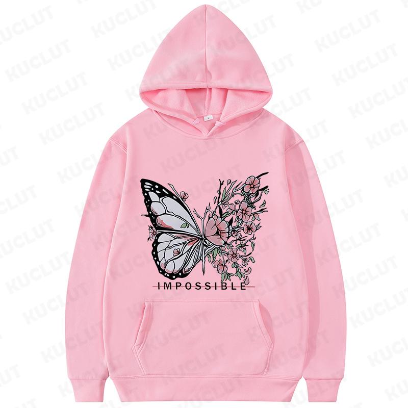 

Роза Бабочка Невозможный Графический Принт Женский Свитшот Мода Теплый С Капюшоном Свободный Повседневный Худи Флис Мягкая Модная Одежда 3XL