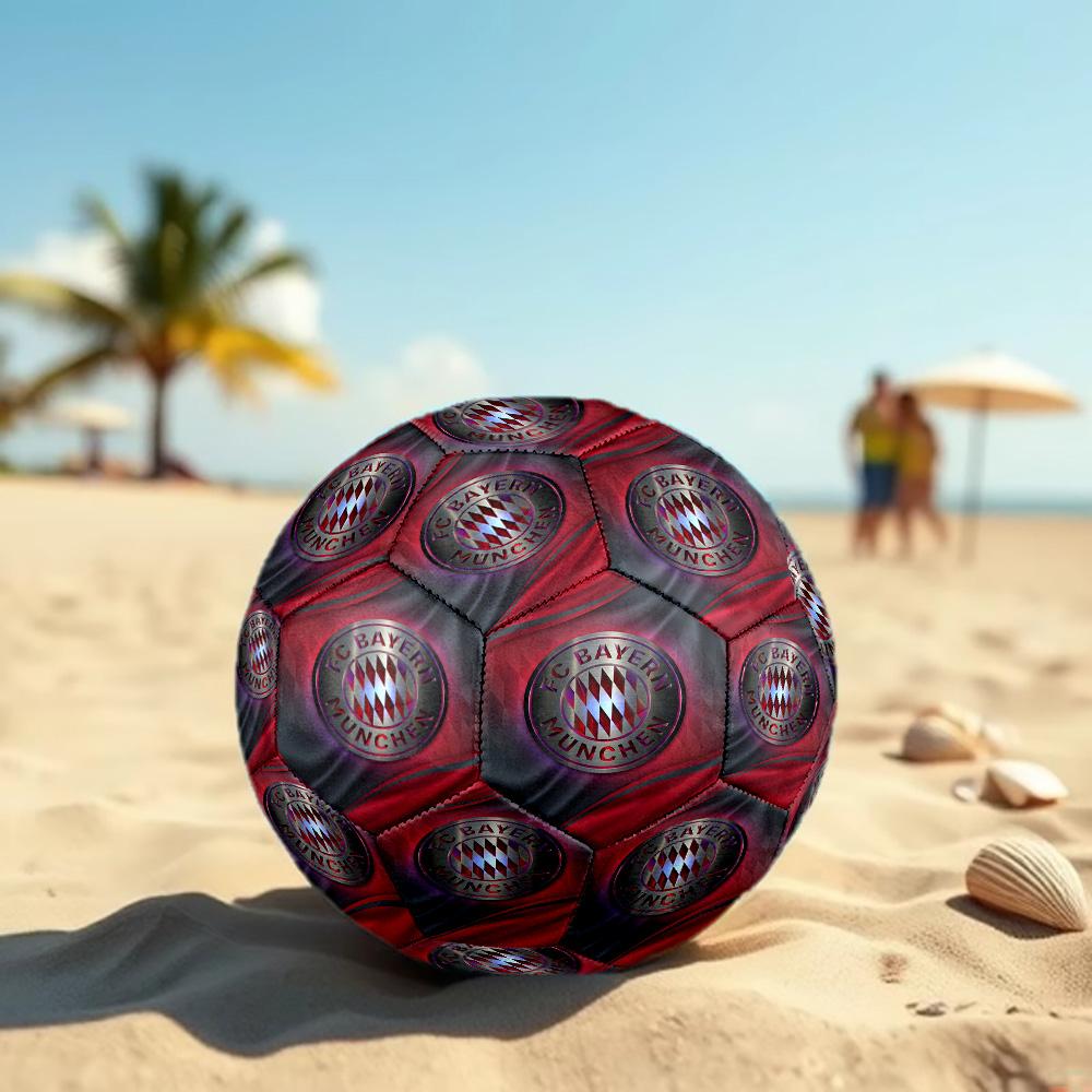 Bayern Monaco Pallone da Calcio Taglia 5 Alta Elasticità Pallone da Calcio Per Competizione All'aperto Allenamento Quotidiano Gioco