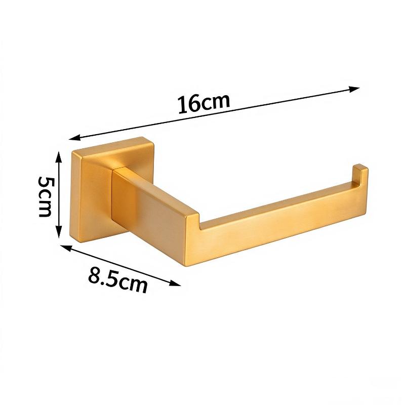 1/5Pcs Stainless Steel Bathroom Hardware Towel Bars Racks Rust Proof Wall Mount For Modern Bathroom Renovation Home Use