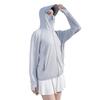 Unisex Ice Silk Sun Protection Jacket: Hooded, UV-Resistant, Ideal for Cycling, Fishing, and Outdoor Sports in Summer