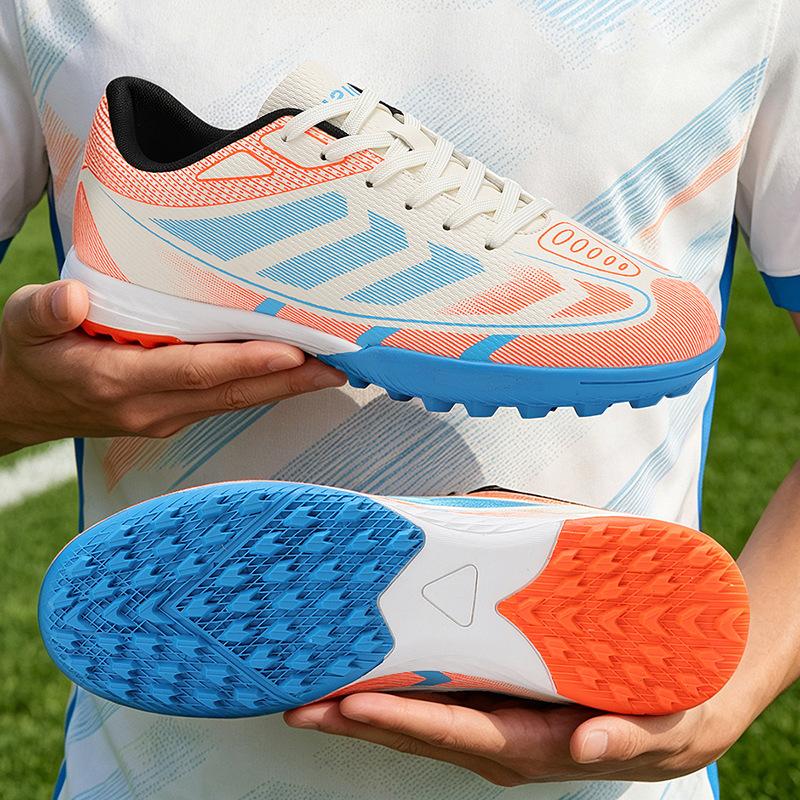 Zapatillas de fútbol para hombre y mujer de caña baja, tacos largos, tacos rotos, zapatillas de fútbol para jóvenes y adultos, zapatillas para partido y entrenamiento