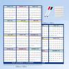 2025 Plan Calendar Erasable 2025 Calendar Planner for Wall 12 Month Wet Dry Erase Calendar for Planning Schedules for Bedroom