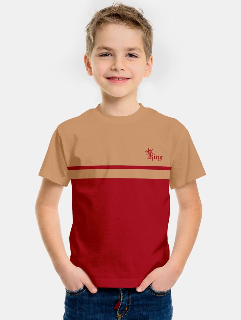 Kids Clothes Gradient Paris Printed T-Shirt Summer Outdoor Boys Girls 2-10Y Casual Short Sleeve Fashion Trend Street Child Top