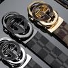 Men's Belt  Automatic Buckle Genuine Leather Belt  Young Men's Versatile High End Fashion Belt  Men