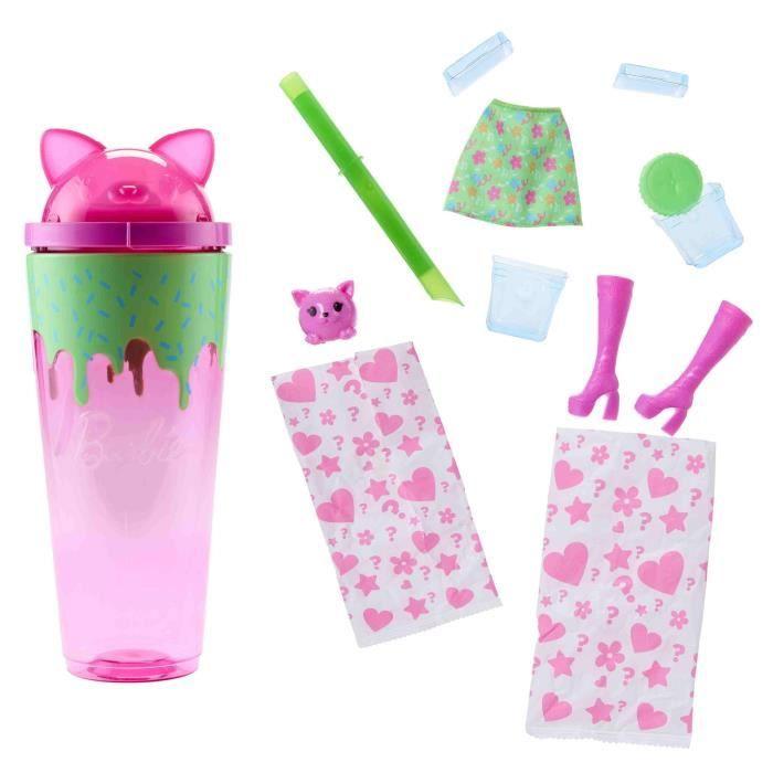 Barbie-pop reveal-poupée chaton et accessoires série shakes - 3 ans+- jcn88