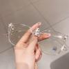 Womens Big Size Finished Myopia Glasses Trendy Anti-reflective Optical Computer Eyewear Unisex Fashionable Minus Diopter To -4.0
